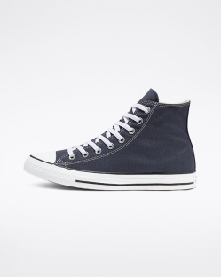 Converse Chuck Taylor All Star Férfi Magasszárú Sötétkék | IDJOMYQ-HU